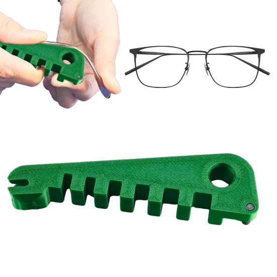 Eyeglass Curvature Adjuster Glasses Frame Bender for Precise Temple Arm Adjustment Protects Frames Prevents Slipping DIY