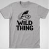 WILD THING Футболка Cleveland Indians Главная лига Рики Воган бейсбол 80-е 1989