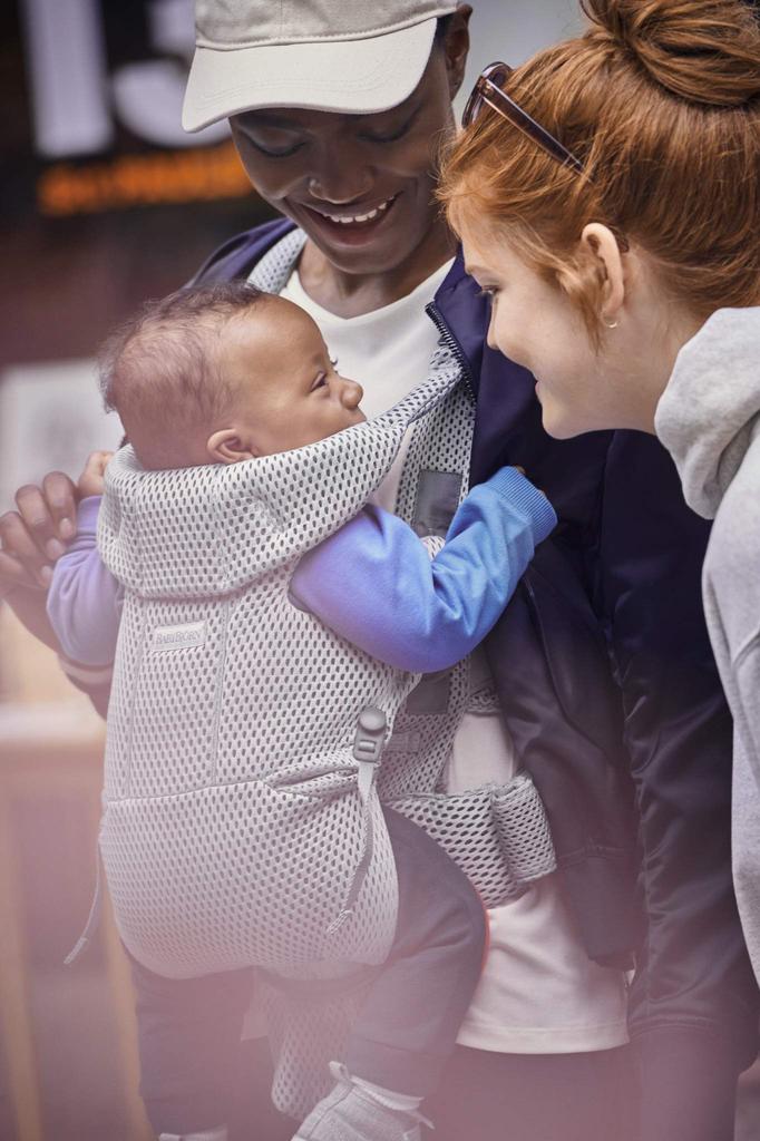 Baby Carrier Move Airy Mesh Gray Months and Japan Product BabyBjörn (0 Up) [Authentic Warranty]