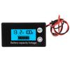 JX?6133 LCD DC Voltage Meter Waterproof Battery Capacity Tester Voltage Monitor DC8?100VBlue