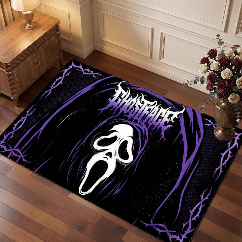 Scream Ghostface Rug Soft Thick Non Slip Floor Carpet for Bedroom Living Room Home Decor