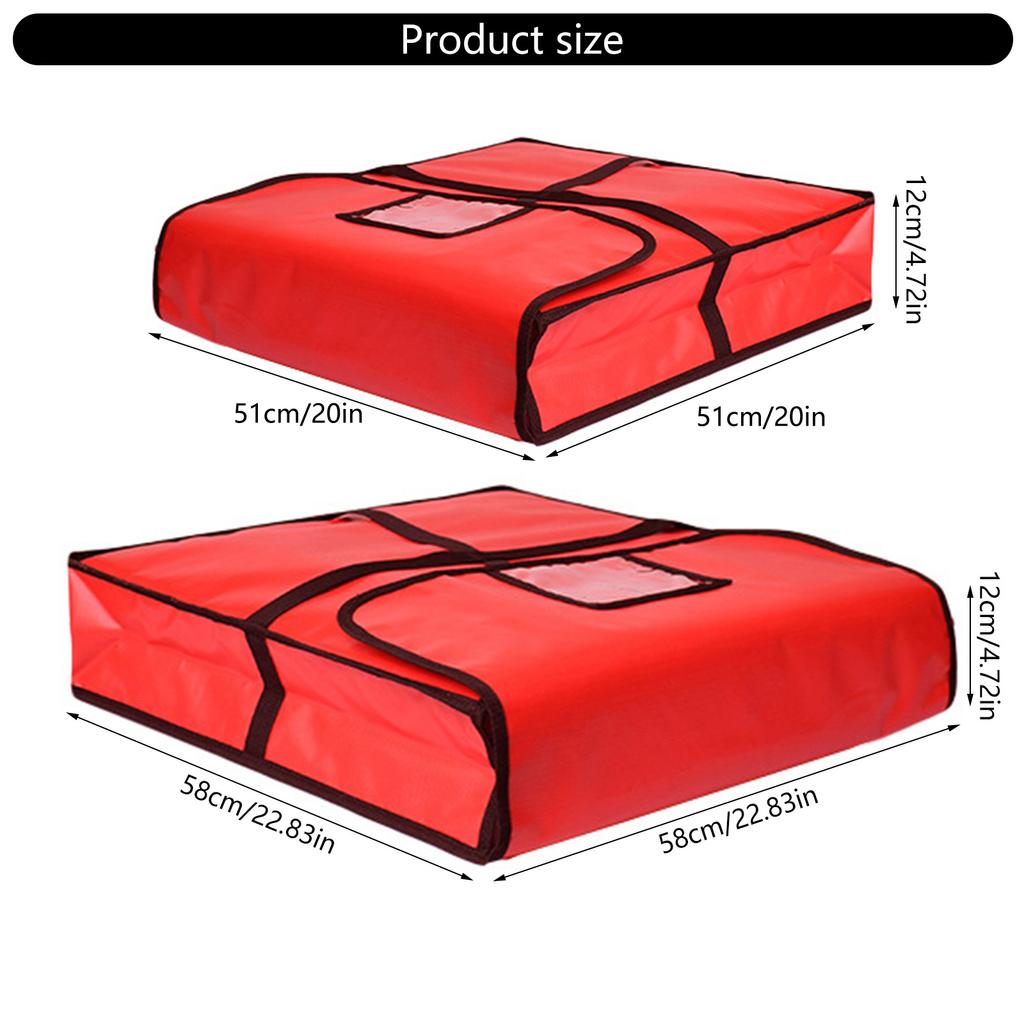 Многоразовая сумка-термо для пиццы с термоизоляцией, домашний аксессуар, удобный для кемпинга и ежедневного использования в ресторане