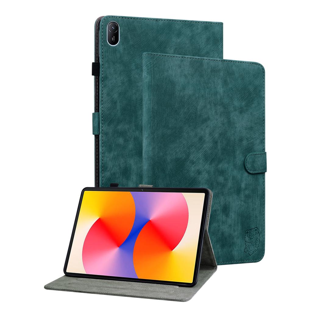 Мягкий ТПУ задний чехол для Huawei MatePad SE 11 2024, 11-дюймовая модель AGS6-W00, чехол с регулируемой подставкой и слотами для карт из роскошной ПУ-кожи