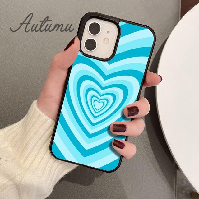 Чехол для телефона 70-х годов Groovy Heart Hearts для iPhone 11 12 13 14 Pro Max mini X XR XS SE 2020 6S 7 8 Plus Samsung Galaxy S21 S22
