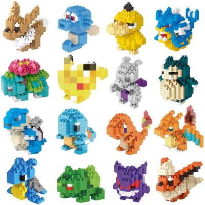 TopLovely Pokemon-Pikachu Series Diy Diamond Building Block Игрушка в подарок на день рождения