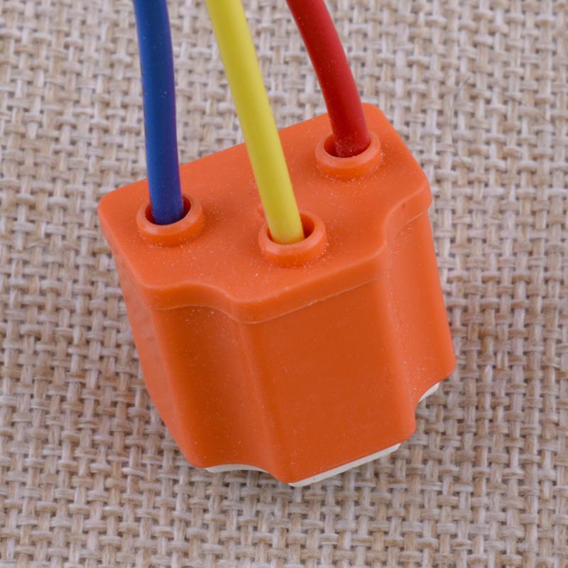 H4 9003 HB2 Car Truck Boat Marine Ceramic Headlight Female Pigtail Connector Plug Adapter Socket Universal