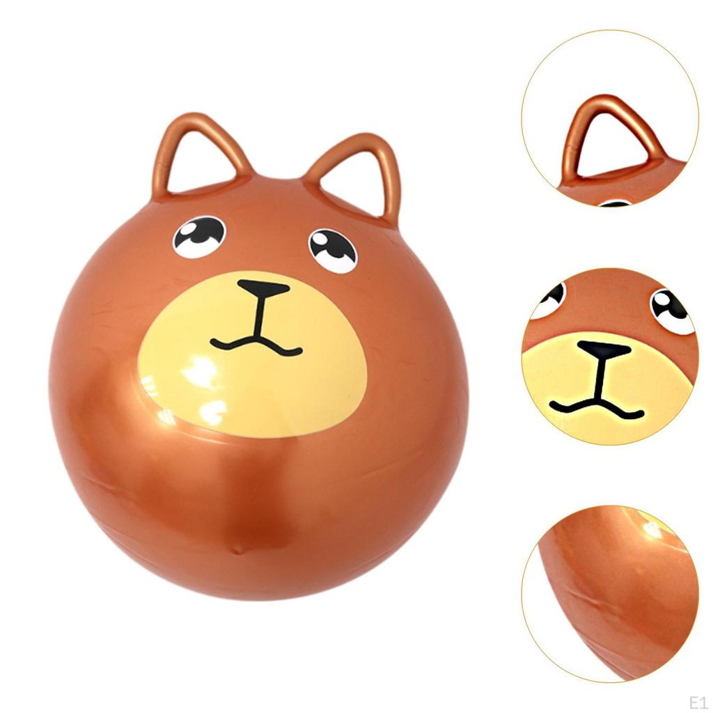 Мяч для прыжков, надувной, мультяшный, для детей, упражнения, диаметр 42 см, милая детская игрушка