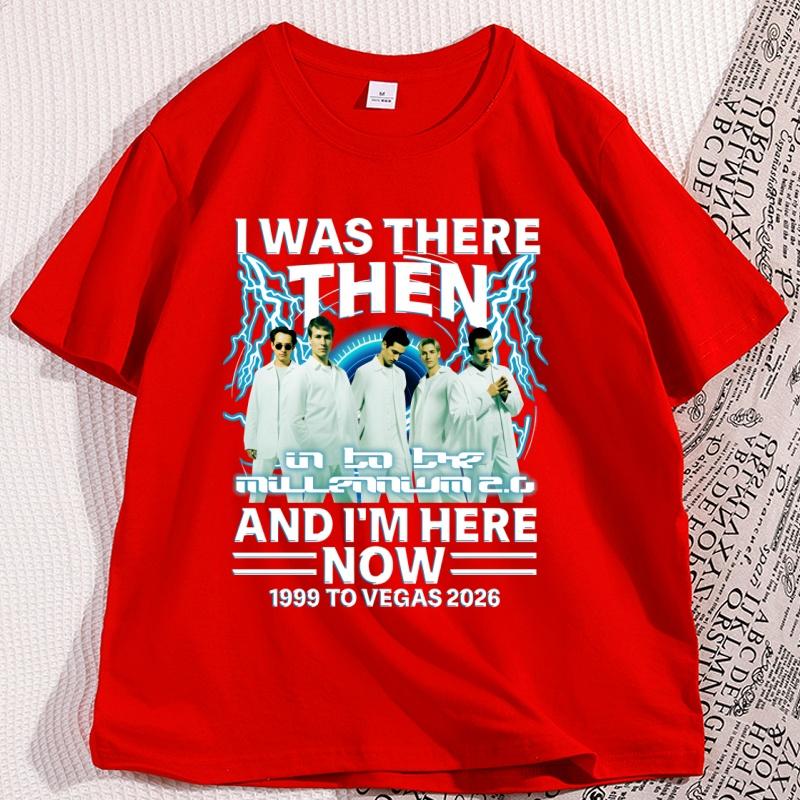 Backstreet Boys T-Shirts Y2K Fun Casual Cotton Clothing Gift Clothing Into The MILLENNIUM Vintage Tops Women Unisex Streetwear Tees