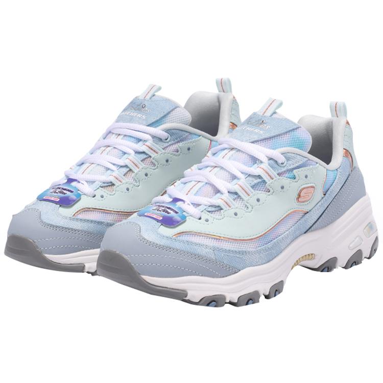 Skechers D Lites Sneakers Light Blue Women's (Unisex) Chunky Sneakers 149251 LBMT