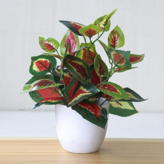 Искусственное растение, яркое, реалистичное, искусственный лист, изысканное мастерство, имитация зеленого растения для украшения дома