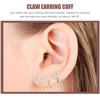 Ear Cuff Earrings Earring Cartilage Crawler Wrap Flower Stud Claw Jewelry Studs Pierce Cuffs Unpierced Ears Helix Fake