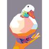 Cute Goose Wall Poster Canvas Printing Fashionable Aesthetics Natural Canvas Decoration Gifts Popular Room Home Villa Decoration
