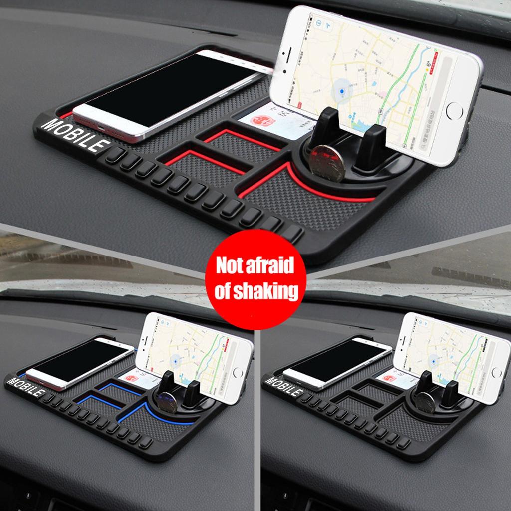 High Quality Car Phone Holder Silicone Pad Dash Mat Cell Phone Car Mount GPS Holder Cradle Dock For Phone - Desk Stand