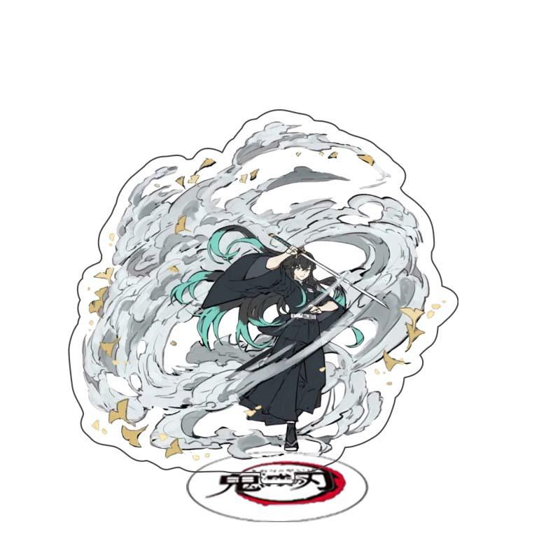Акриловая подставка Аниме Клинок, рассекающий демонов Kimetsu No Yaiba Камадо Танджиро Столпы Гию Фигурка Действия Модель Игрушка для Стола