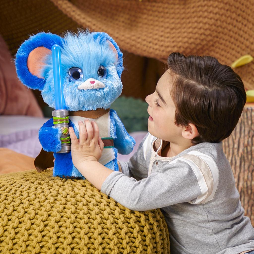 Star Wars Young Jedi Adventures Javelin Jedi Nab Electronic Plush Light & Sound Toy Preschool Toys for 3 Year Old Boys & Girls