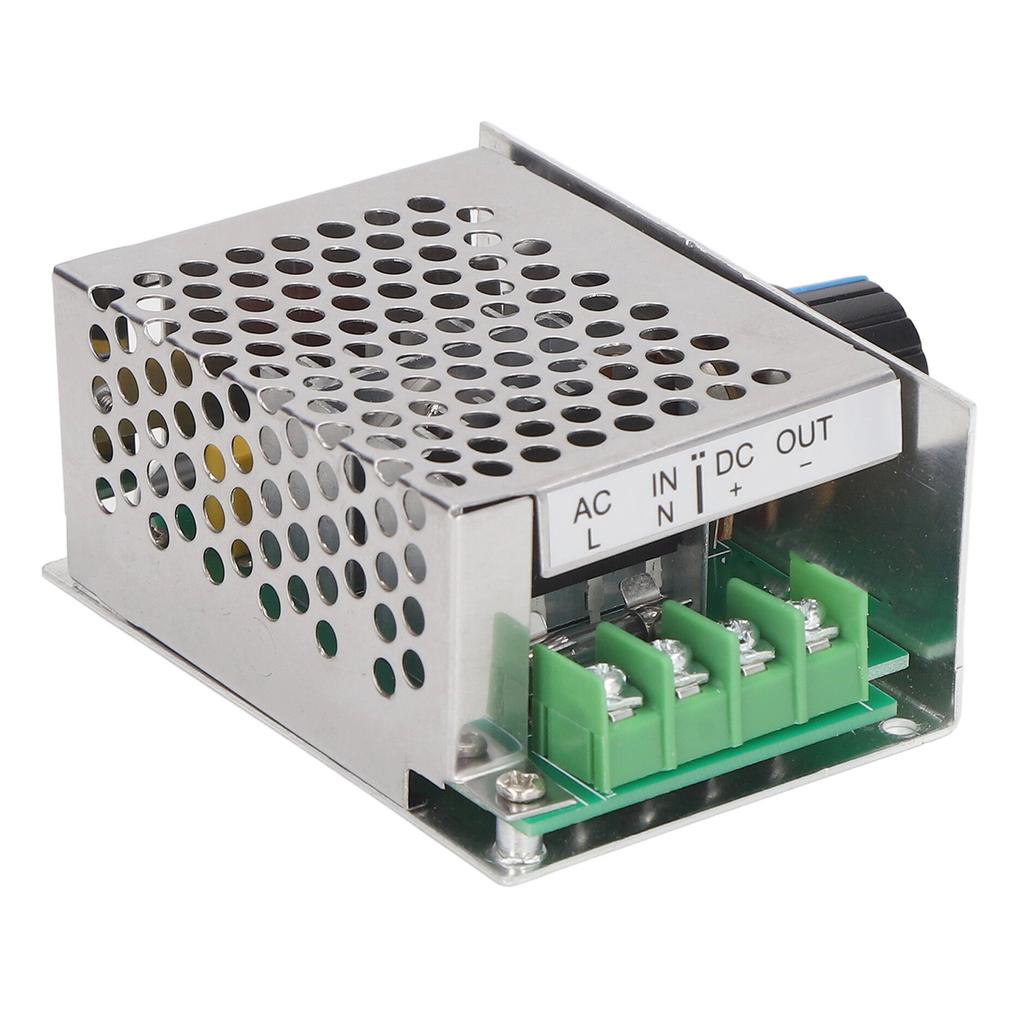 DC Motor Speed Regulator 10A Switch Brush Motor Speed Controller AC220V Input DC10?210V Output