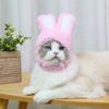 Cat Bunny Hats Pet Dog Small Medium Dog Teddy Bichon Hat Head Cover Supplies