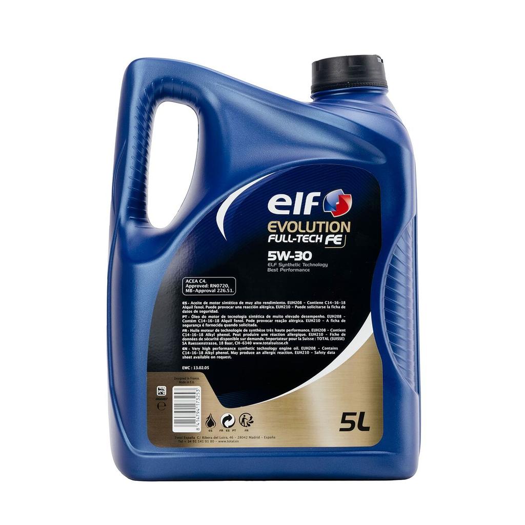 Elf Evolution Full-Tech Car Engine Oil 5W30 5 L