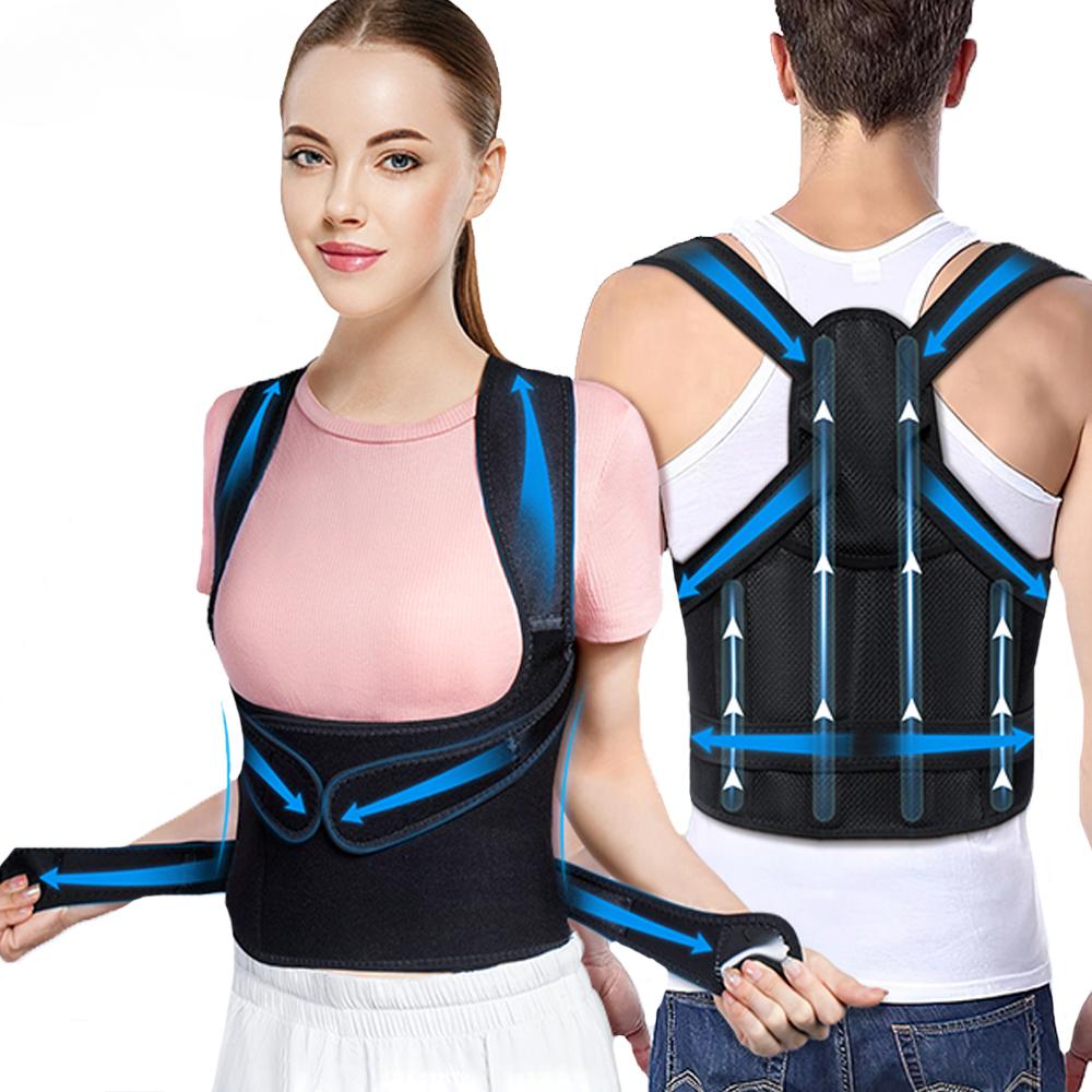 1 шт. Корректор осанки для спины для женщин и мужчин - выпрямитель спины Корректор осанки сколиоз коррекция горба боль в спине