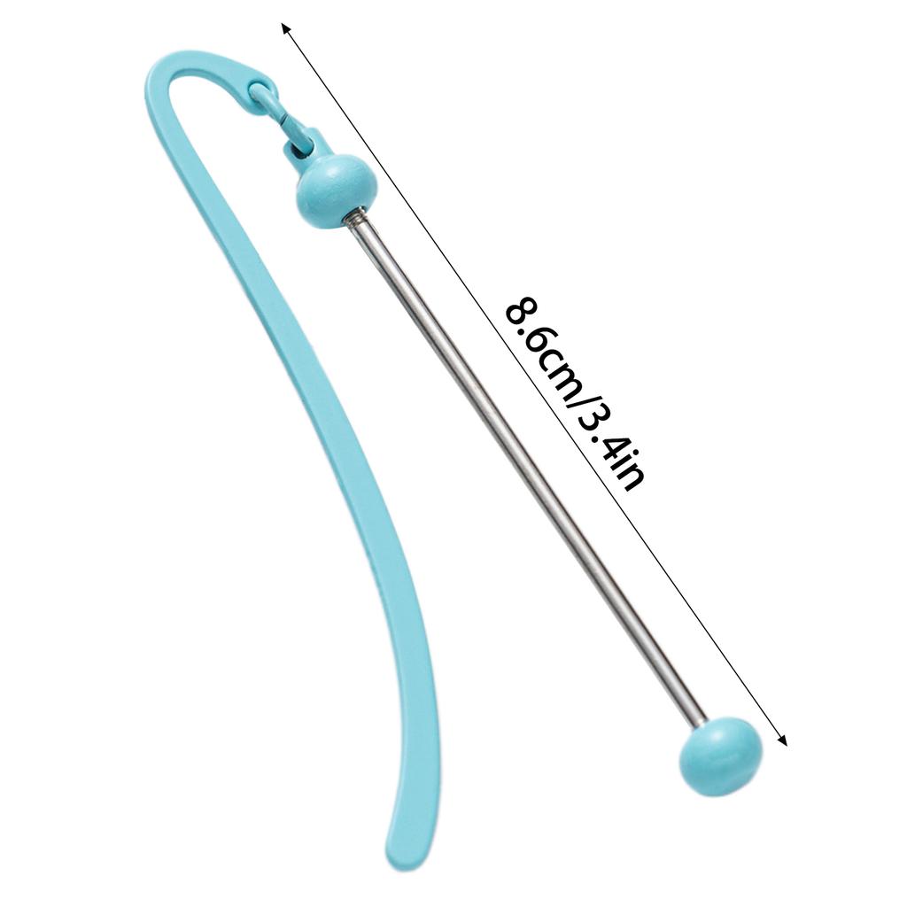 Закладки для книг с крючками из бисера своими руками, металлические маркеры для книг с длинным кулоном, аксессуары для чтения, подарок для книголюба, книжного червя