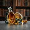 Декантер для виски Yousheng в форме осьминога, 3D выдувная стеклянная бутылка для вина с пробкой, 400 мл, ручная работа, без свинца, для бара, креативный декор для бара, подарок для