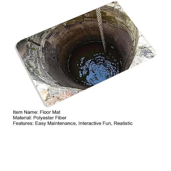 Ковер с 3D визуальной глубиной, оптическая иллюзия, напольный коврик, реалистичная яма, коврик с пауком, забавный игровой коврик для питомцев для прихожей, коридора, гостиной