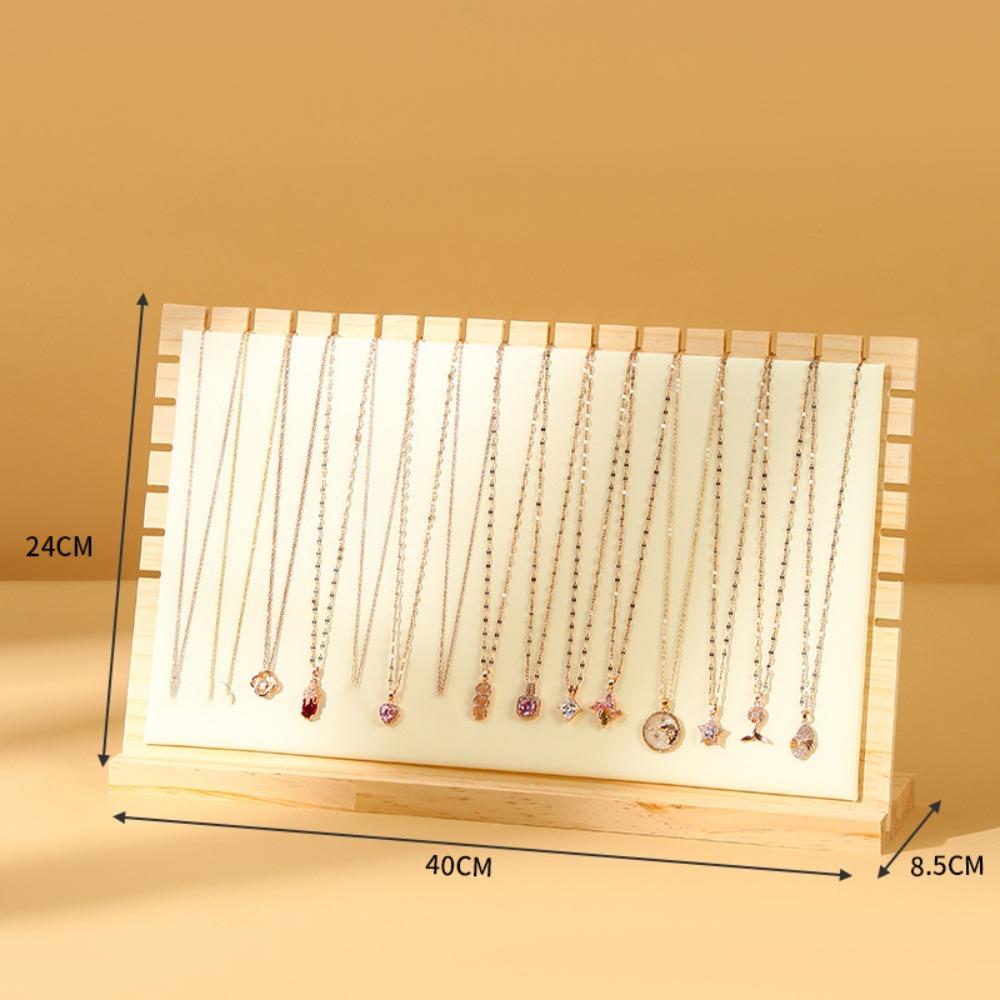 New Wood Jewelry Display Stand Square Detachable Organizer Vertical Bangle Storage Rack Jewelry