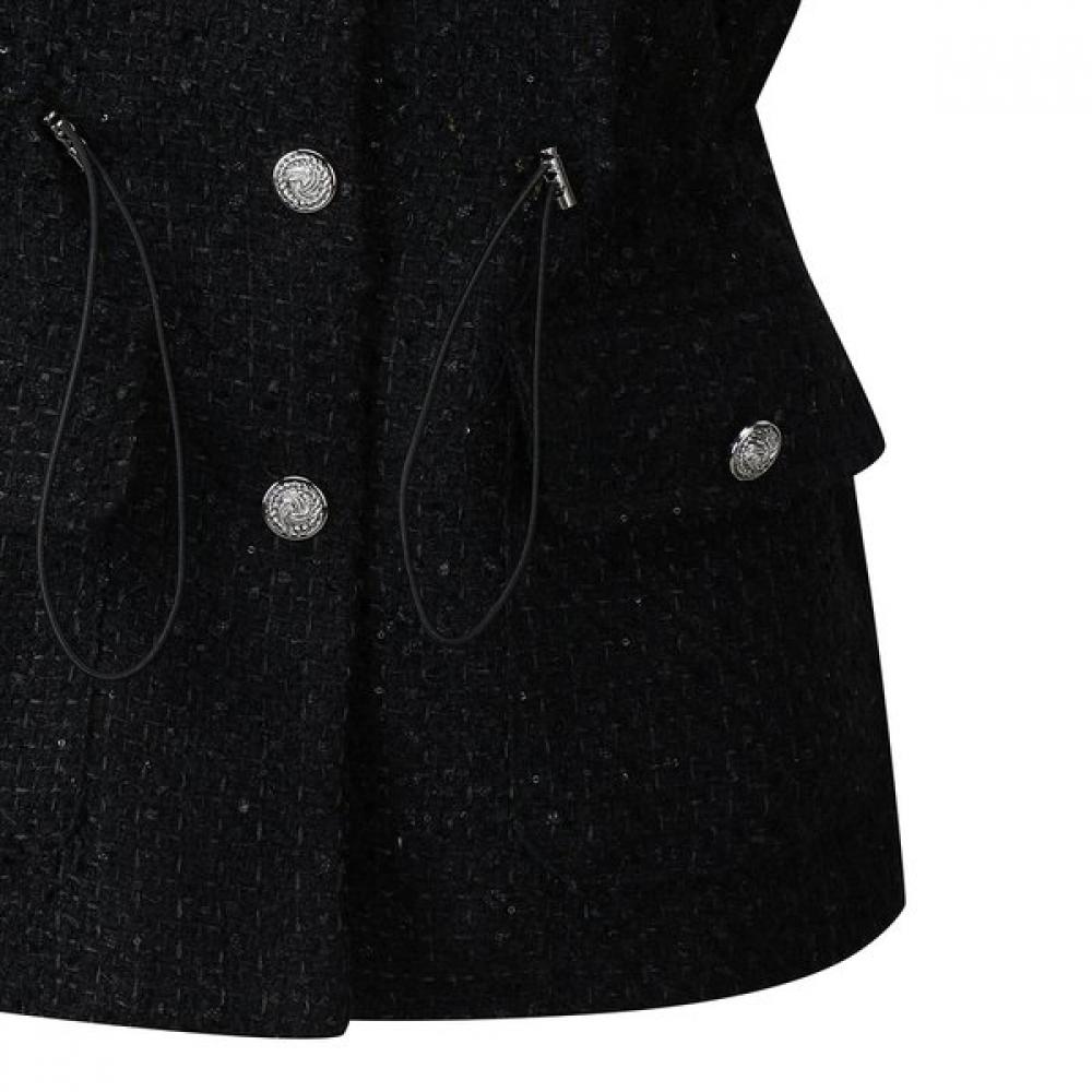 Ggpx New York Waist String Tweed Vest  Gq4vt007f 
