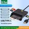 Умный USB-кардридер Type-C для банковских, удостоверяющих личность, SIM, IC, ATM и CAC карт