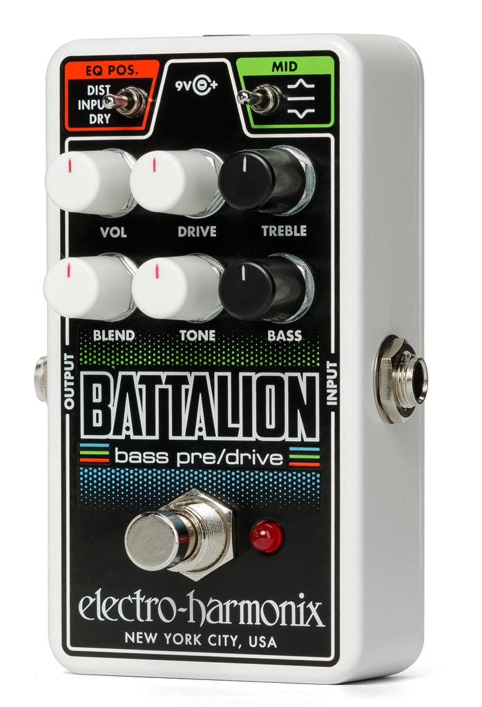 Басовый предусилитель Nano Battalion Overdrive Bass Effector ELECTRO-HARMONIX &