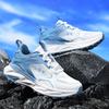 Extra Large Size Men's Breathable Mesh Men's Shoes Low Top Shock Absorption Rebound Comfortable Outdoor Racing Sports Running Shoes