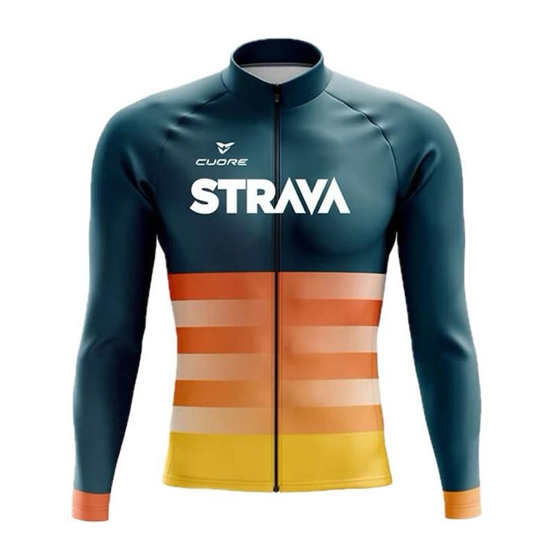 Quick-Dry Compression Cycling Jersey Set Long Sleeve Unisex Bike Riding Outfit Road Mountain Trail