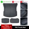 For Tesla Model 3/Y Highland 2025 Front and Back Trunk Mat TPE Carpet Waterproof Weather-resistant Pads Up and Down Layer Mats