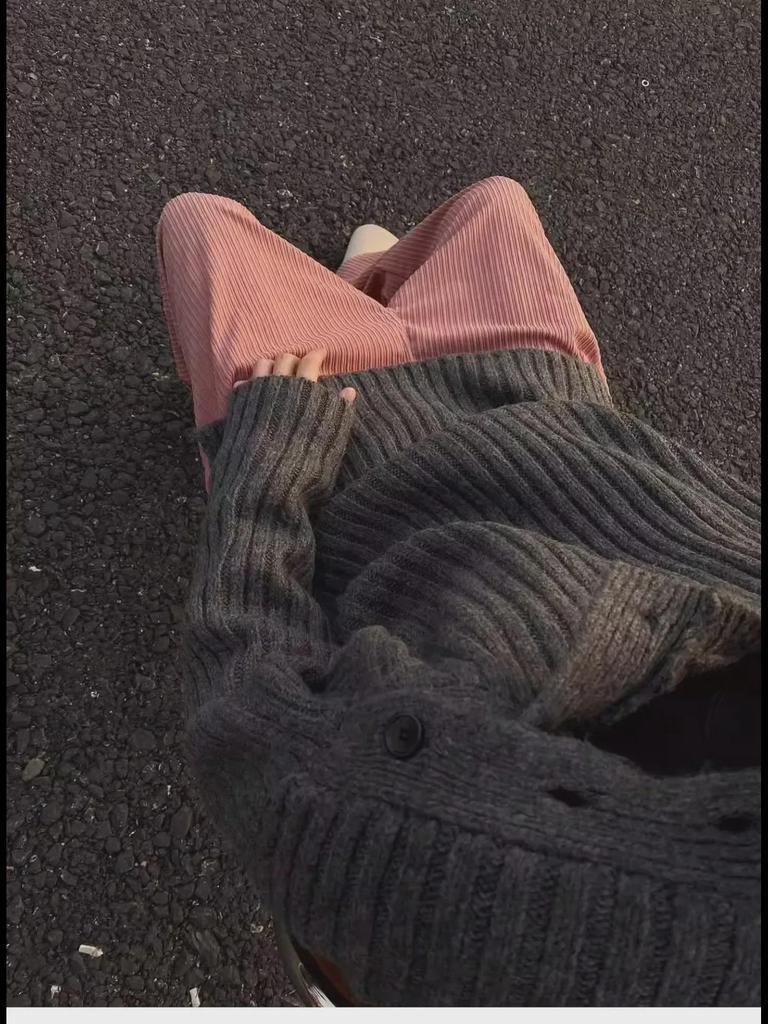 Boys' Korean Style Round Neck Knitted Sweater - Autumn/Winter Niche Design