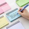 Portable Notebook Horizontal Line Coil Note Book Simple Pocket Index Card  Students