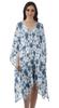 Moomaya Georgette Short Caftan Midi Dress Beach Swimwear Cover Up Womens
