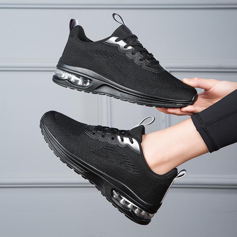 Women's Air Cushion Running Shoes Breathable and Shock-absorbing Sports Shoes Comfortable Outdoor Walking and Jogging Shoes