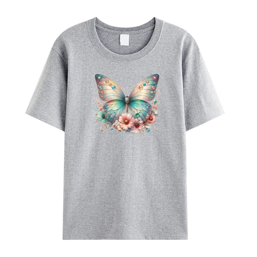 Футболка для девочек, термонаклейка, теплопередача, сделай сам, моющиеся, новые аксессуары для одежды, нашивки для одежды, горячая слеза