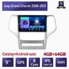 Автомобильный мультимедийный плеер Android 2 Din для Jeep Grand Cherok 2008-2013, головное устройство, стерео Carplay, GPS-навигация, BT, WIFI, 4 + 64 ГБ