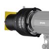 Metal Bowens Mount Focusing Snoot Reflector Flash Diffuser for Photography Artistic Effect
