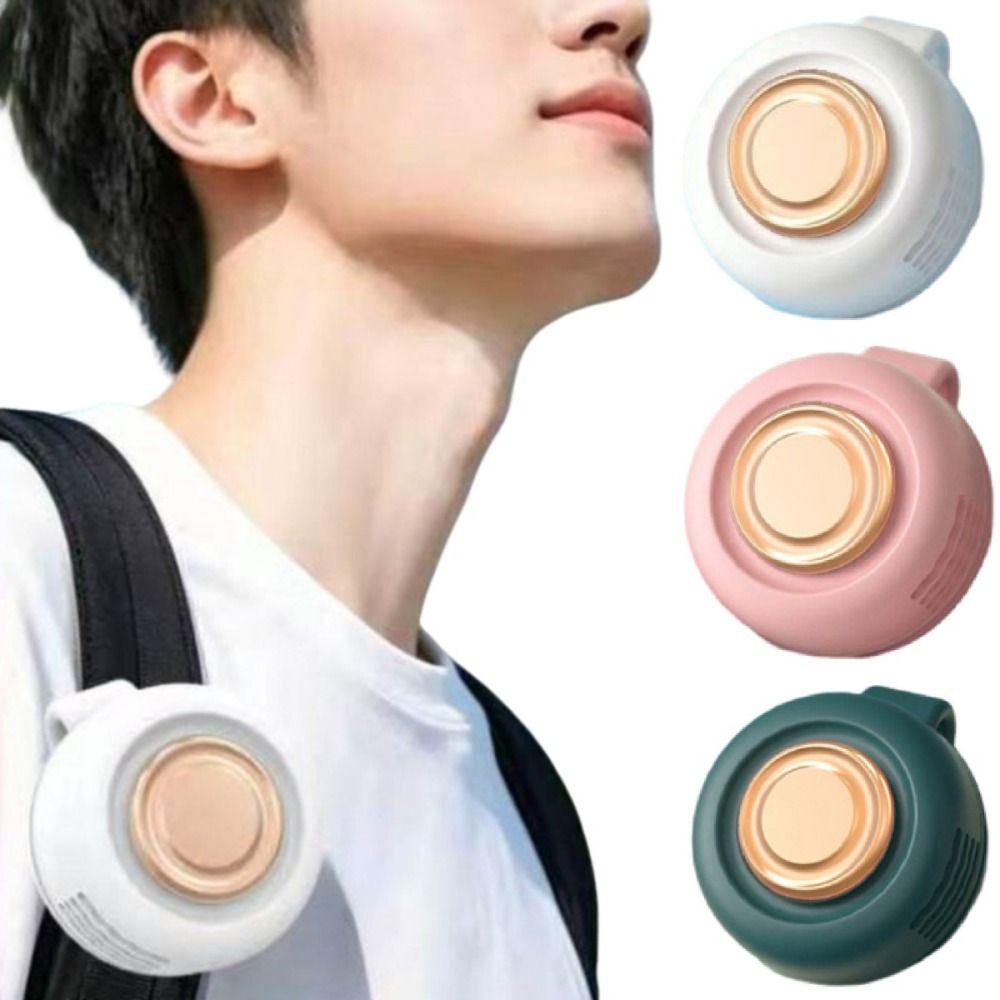 Mute Personal Cooling Clip Fan Bladeless Hanging Waist Fan Handheld Air Cooler Indoor Outdoor Use