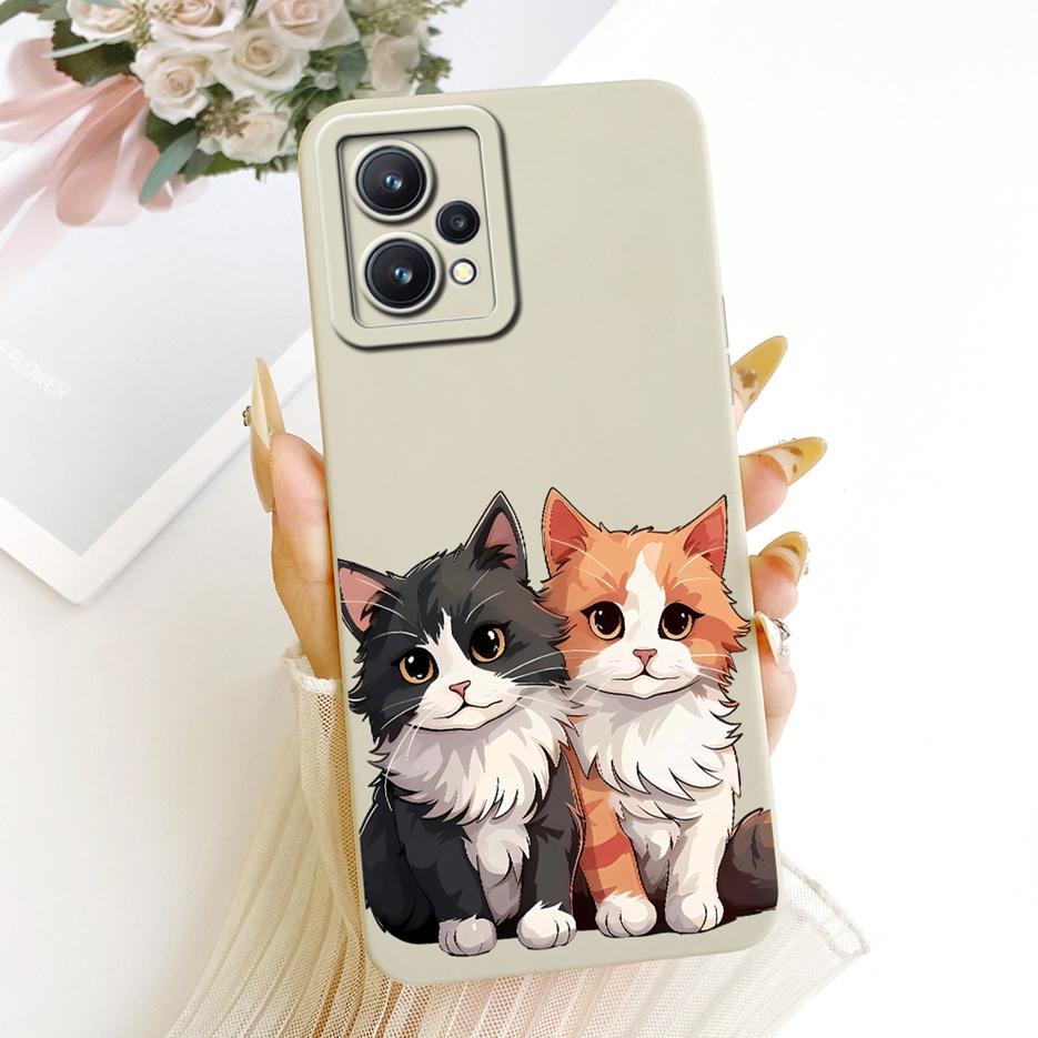 Чехол для Realme 9 Чехол для Realme9 Pro 5G Милый Модный Мультяшный Чехол Мягкий ТПУ Матовый Чехол для Телефона Для Realme 9 Pro Plus Realme9 Pro+ 5G Сумки