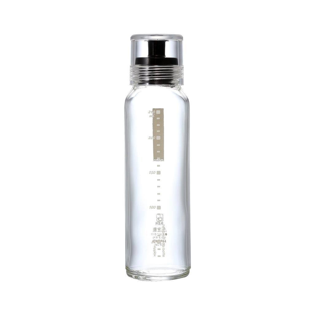 Hario Shake, Make, Pour, Store, Dressing Bottle Slim, Boiling WaterDishwasher Safe, 240ml, Black DBS-240B