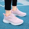 Spring Women's Casual Mesh Shoes Lightweight Breathable Lace-up Comfort Outdoor Fashion Running Shoe Platform Sneakers