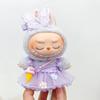 Для кук Labubu Платье Фиолетовая Бабочка Фея Юбка Кардиган 17 см Плюшевая кукла Платье Замена Для Labubu v1v2v3 Кукла Идол