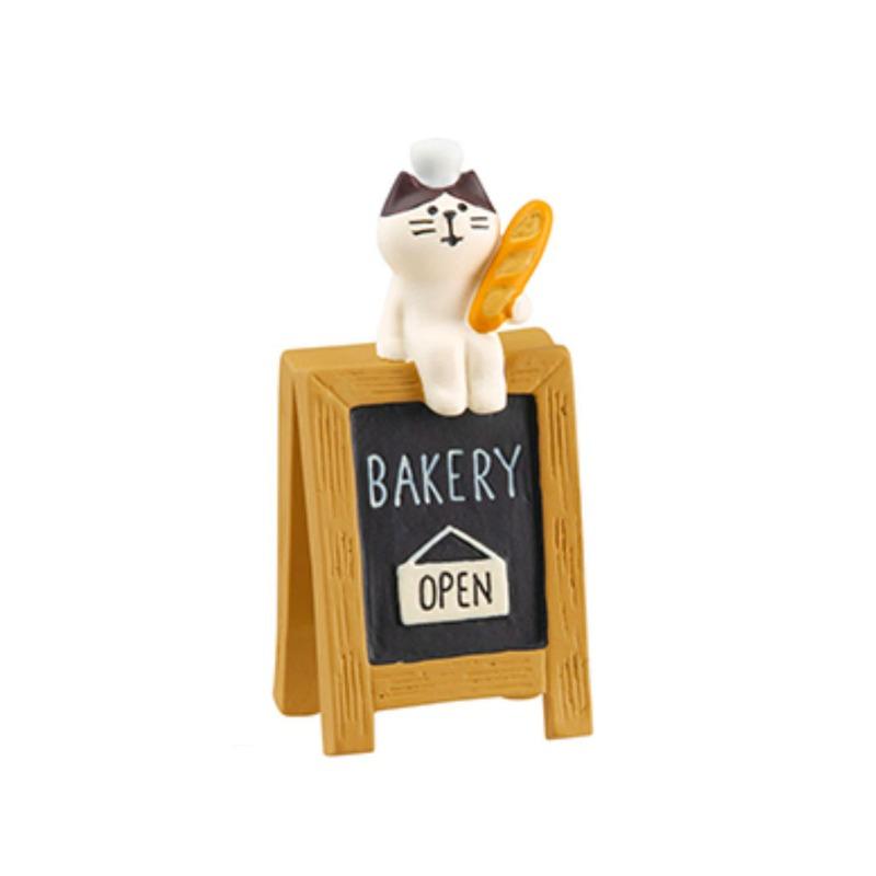 Милая наклейка на холодильник с кошкой, продуктовый zakka, хлеб, кофейня, декоративный подарок, магнитный, высокая ценность, украшение для холодильника
