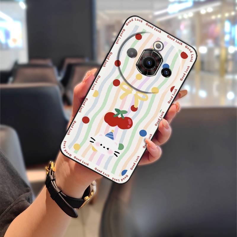 Милый пылезащитный чехол для телефона для ZTE Nubia Focus Pro 5G Мягкий чехол Мультяшная задняя крышка Силиконовые животные Водонепроницаемый защитный
