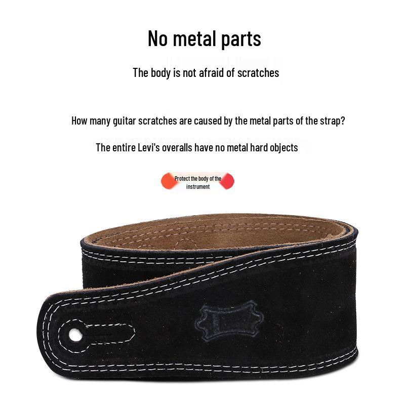 Кожаный гитарный ремень Levy's Li Weisi для электро-, акустической или бас-гитары - MS12/26 Ремень для плеча Rock