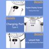 Mini Handheld Small Fan Noise Reduction USB Charging Office Desk Foldable and Portable Hangable Neck Outdoor Handheld Small Fan