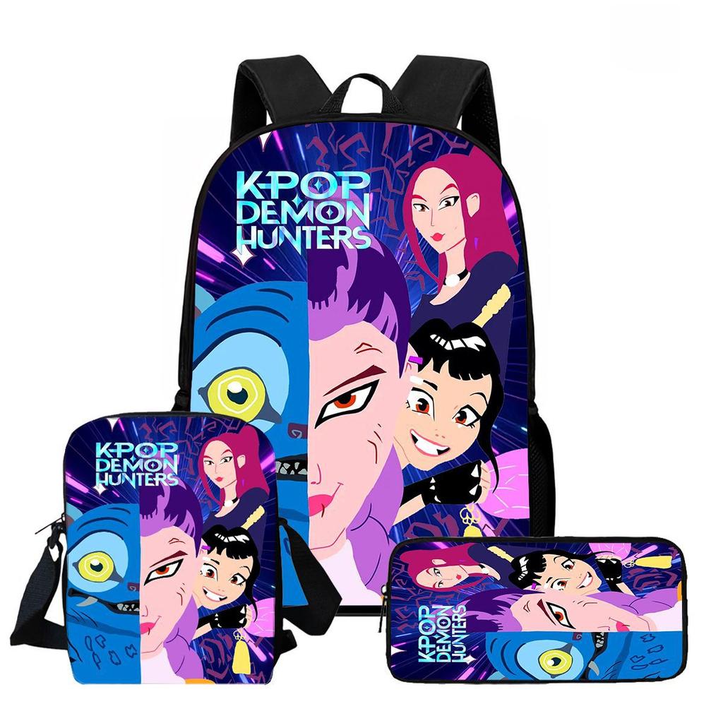 Kpop Witcher Girl Group Trendy Kids Backpack with High-Definition Print, Large Capacity, Lightweight, and Back-Protecting Design 6267